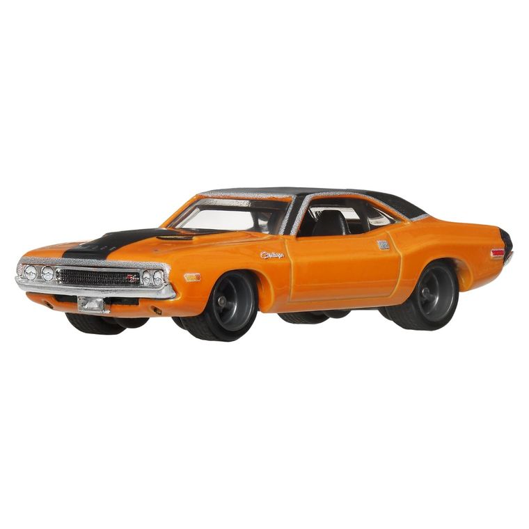 Hot Wheels, Szybcy i wściekli, 1970 Dodge Challenger R/T, pojazd Premium, 1:64, JHW64