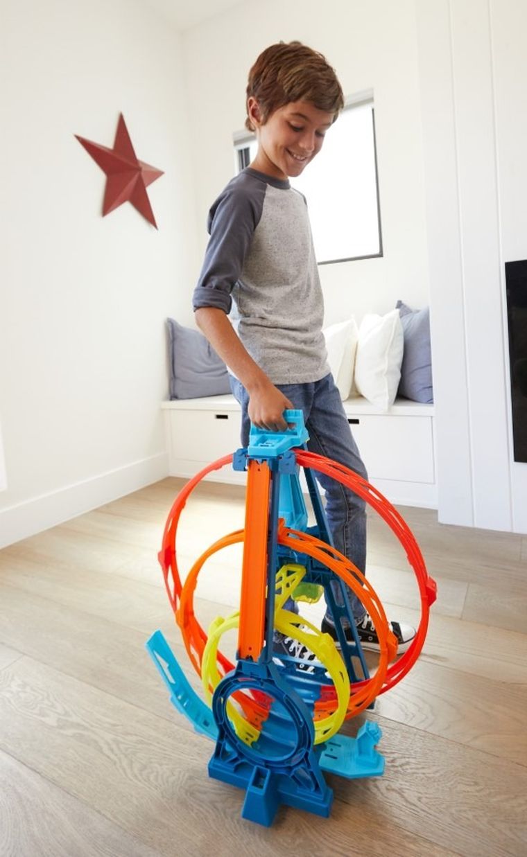 Hot Wheels, Track Builder, Potrójna pętla, zestaw torów