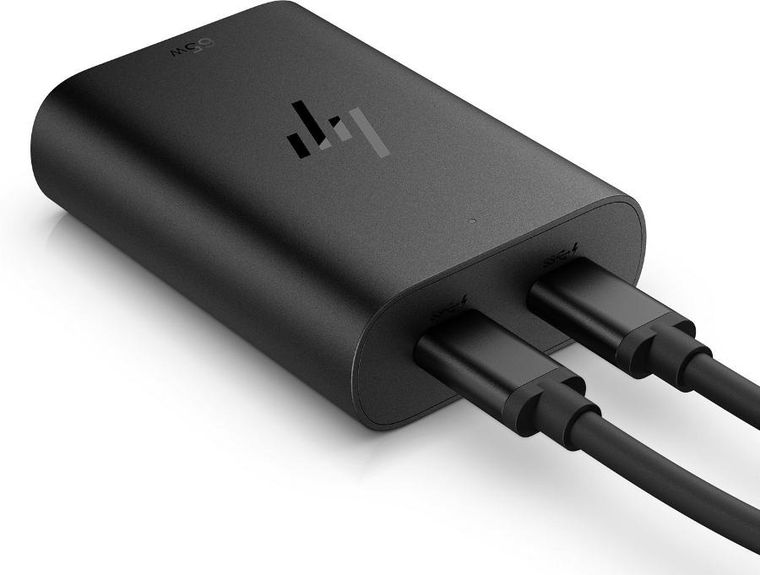 HP, zasilacz sieciowy 65W Gan USB-C, czarny
