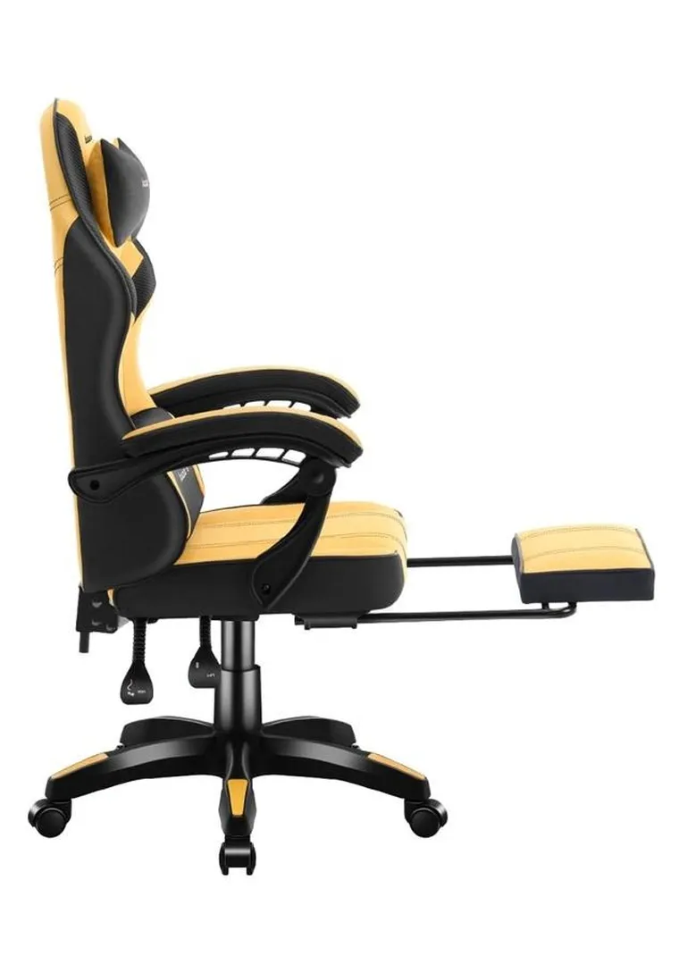 Huzaro, Force, 3.7, fotel gamingowy, yellow