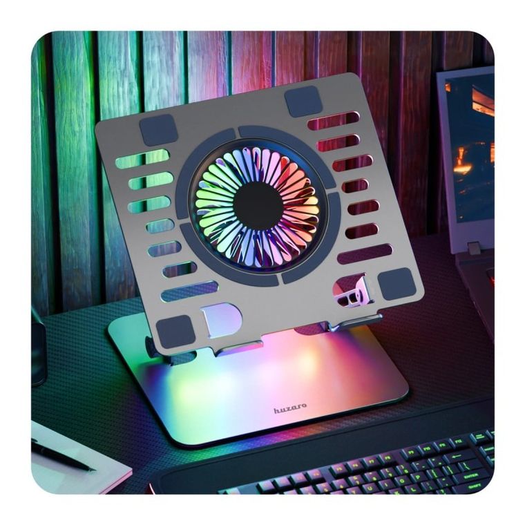 Huzaro, Hold 4.0, podstawka pod laptopa, RGB