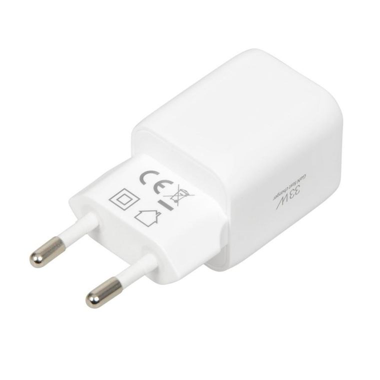 Ibox, ładowarka uniwersalna, biała, 33 W, USB A + C