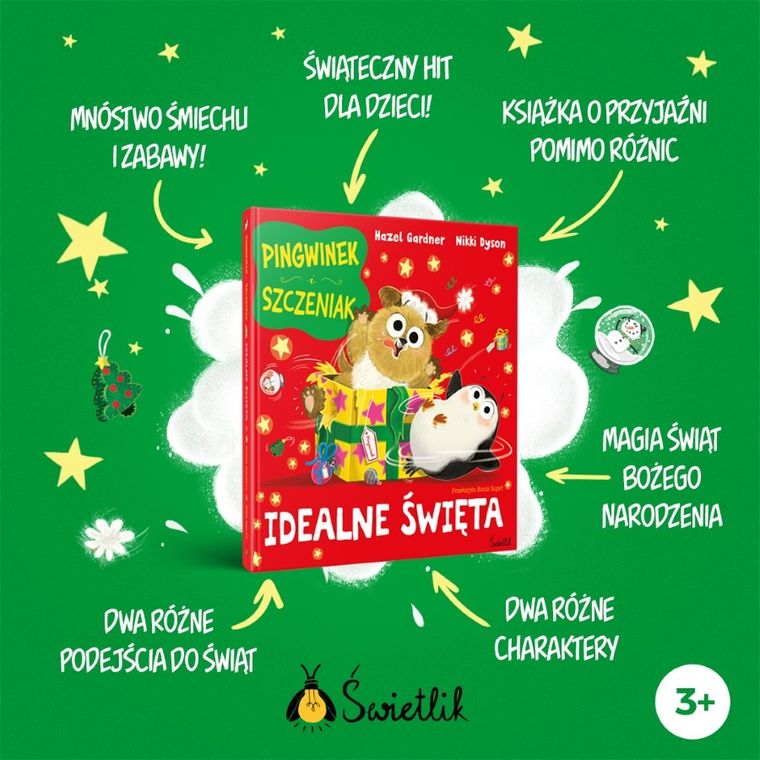 Idealne święta. Pingwinek i szczeniak