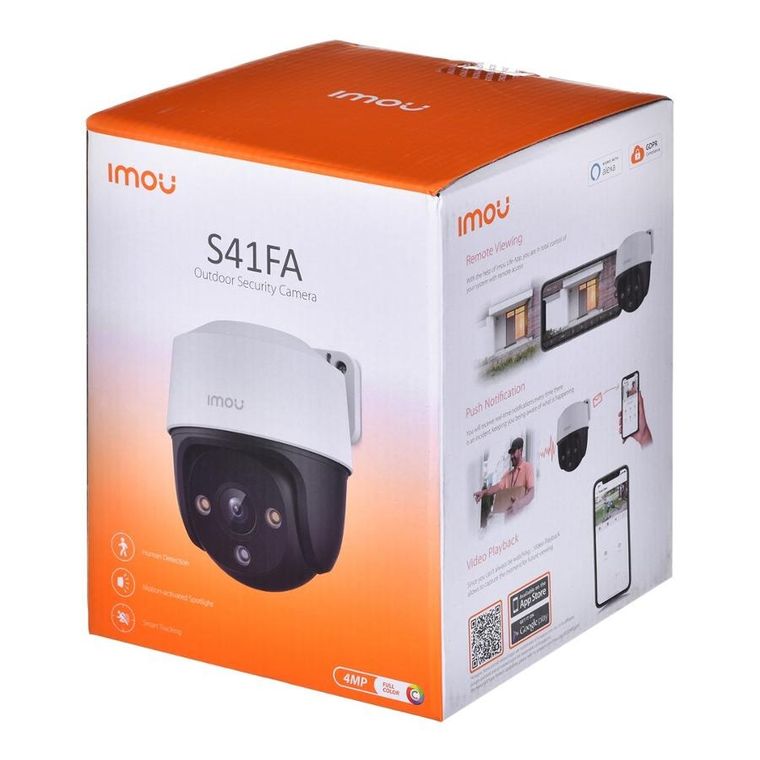 Imou, kamera IP do monitoringu, Poe 4MP IPC-S41FAP