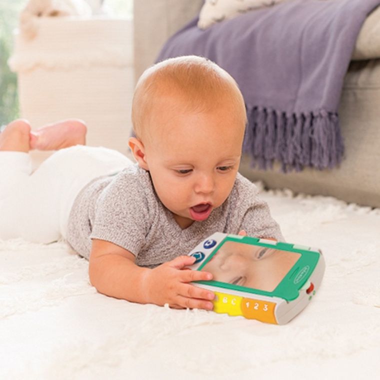 Infantino, książeczka z lusterkiem, interaktywna