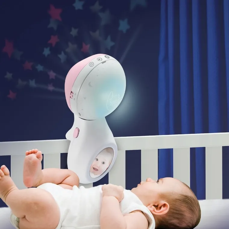 Infantino, muzyczna karuzela interaktywna 3w1, pudrowy róż