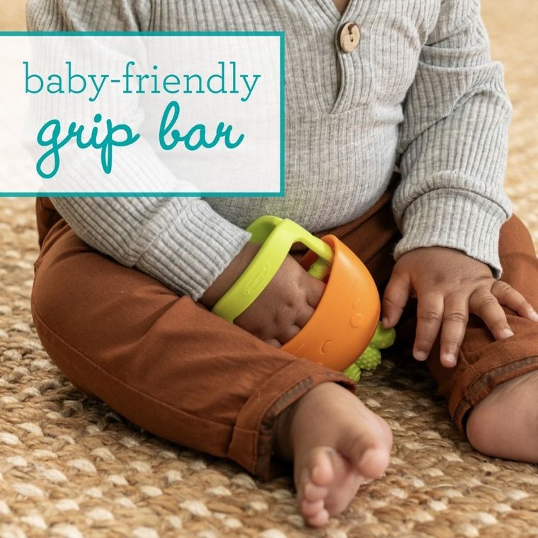 Infantino, silikonowa gryzak, rękawiczka