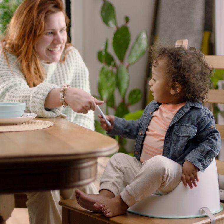 InGenuity, My Spot, krzesełko do karmienia mocowane do krzesła, grey, 6m+