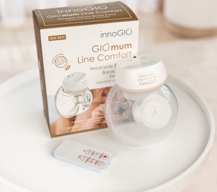 InnoGIO, GIOmumLine Comfort, laktator elektryczny, muszlowy, pojedynczy