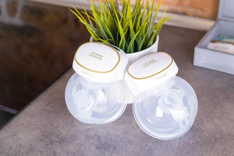 InnoGIO, GIOmumLine, Handy, laktator elektryczny muszlowy, podwójny