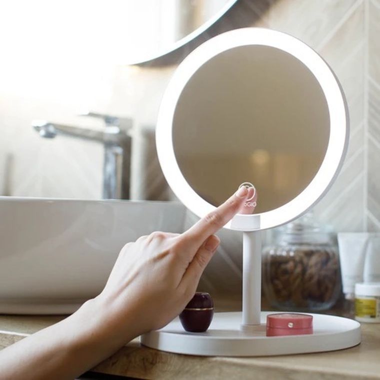 InnoGIO, GIOperfect Diamond Glow, lusterko kosmetyczne, z podświetleniem LED