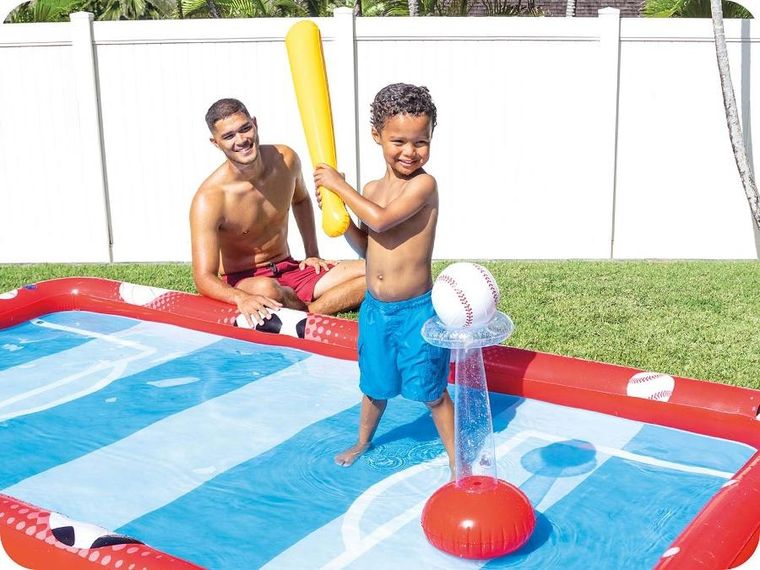 Intex, Arena sportowa, dmuchany plac zabaw, 325-267-102 cm