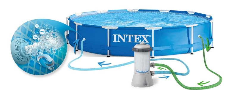 Intex, basen ogrodowy, stelażowy, 10w1, 366-76 cm