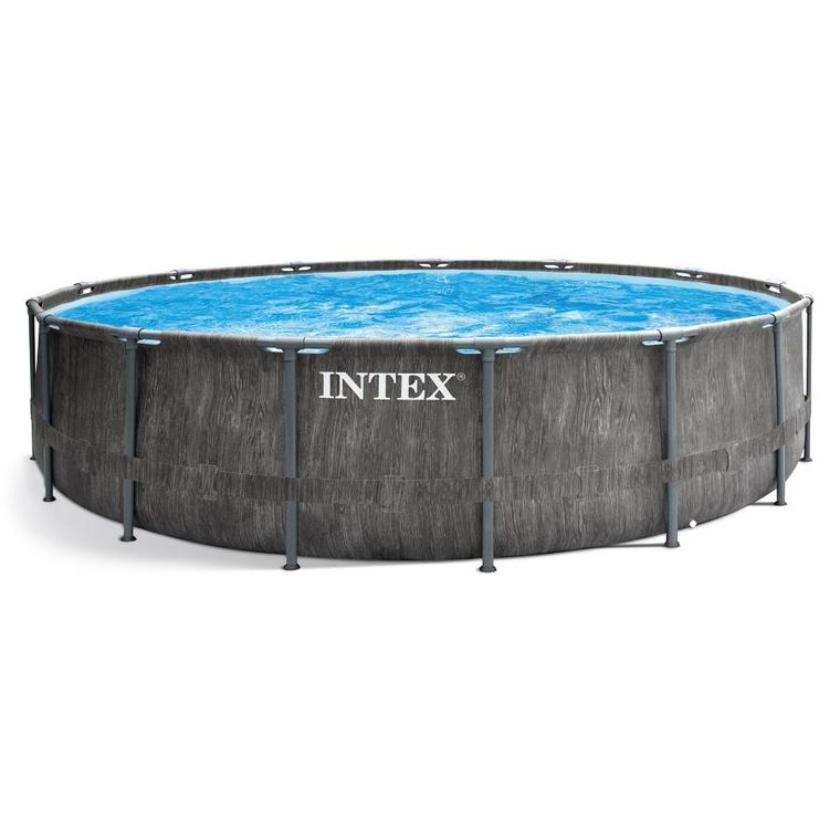 Intex, basen ogrodowy, stelażowy, 457-122 cm, zestaw 18w1