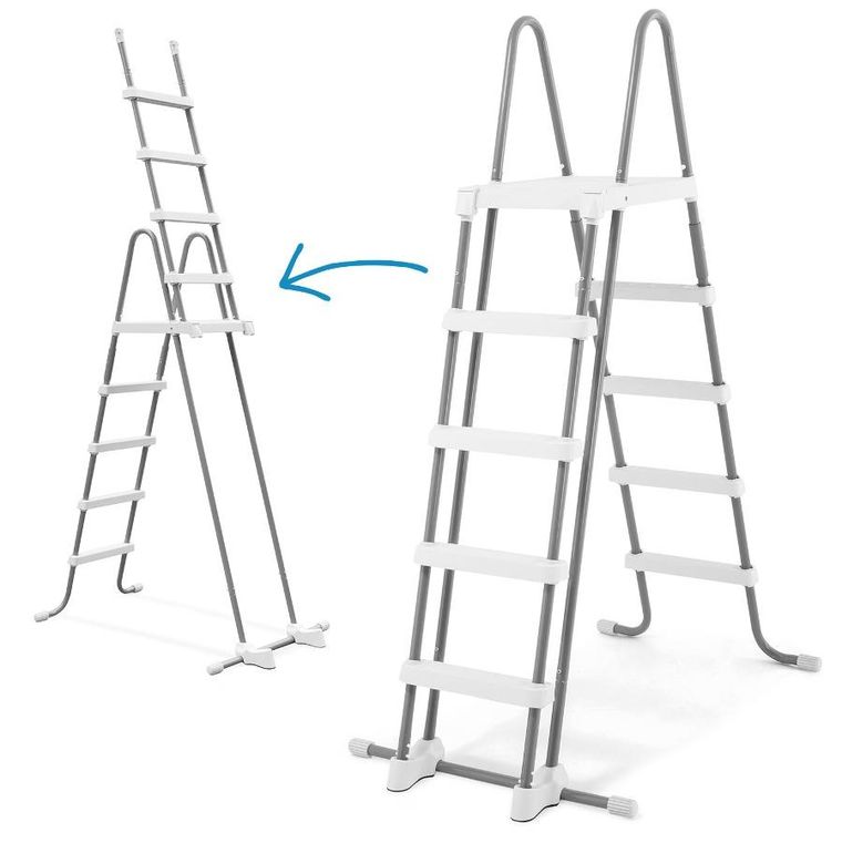 Intex, basen stelażowy z pompą filtrującą i akcesoriami, prostokątny, 732-366-132 cm, zestaw 8w1