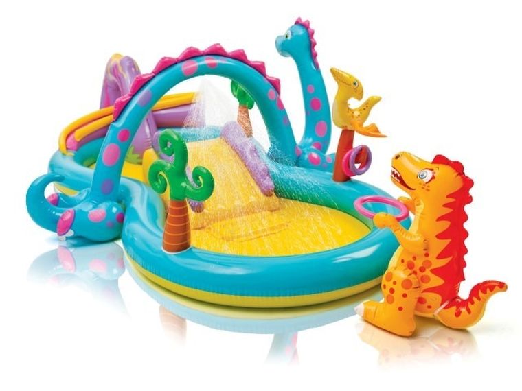 Intex, Dinozaury, dmuchany plac zabaw, 333-229-112 cm