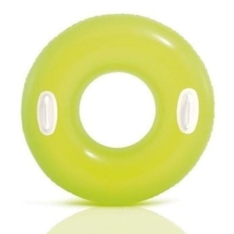 Intex, koło do pływania z uchwytami