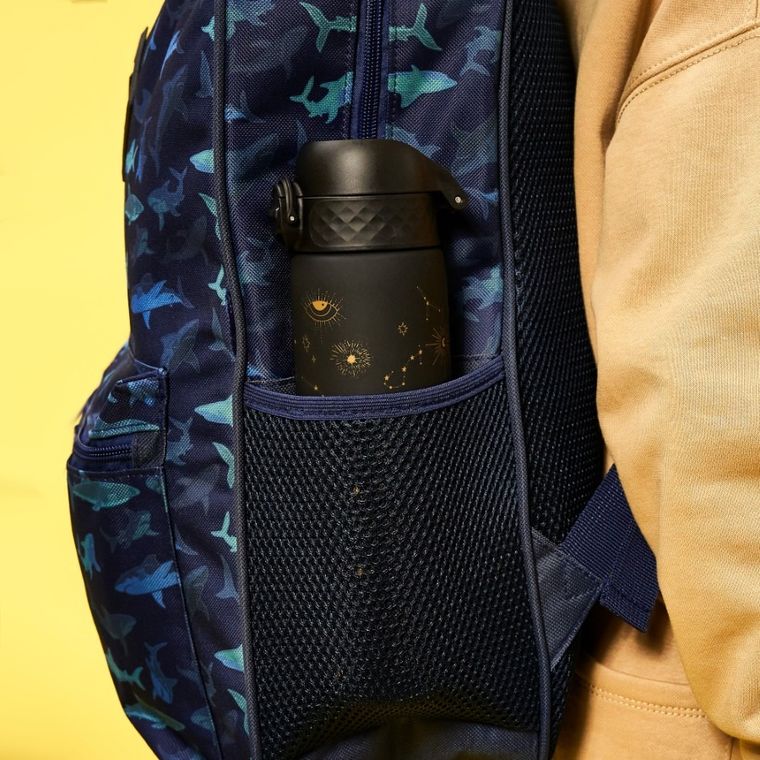 ION8, Astrologia, bidon z ustnikiem, czarny, 500 ml