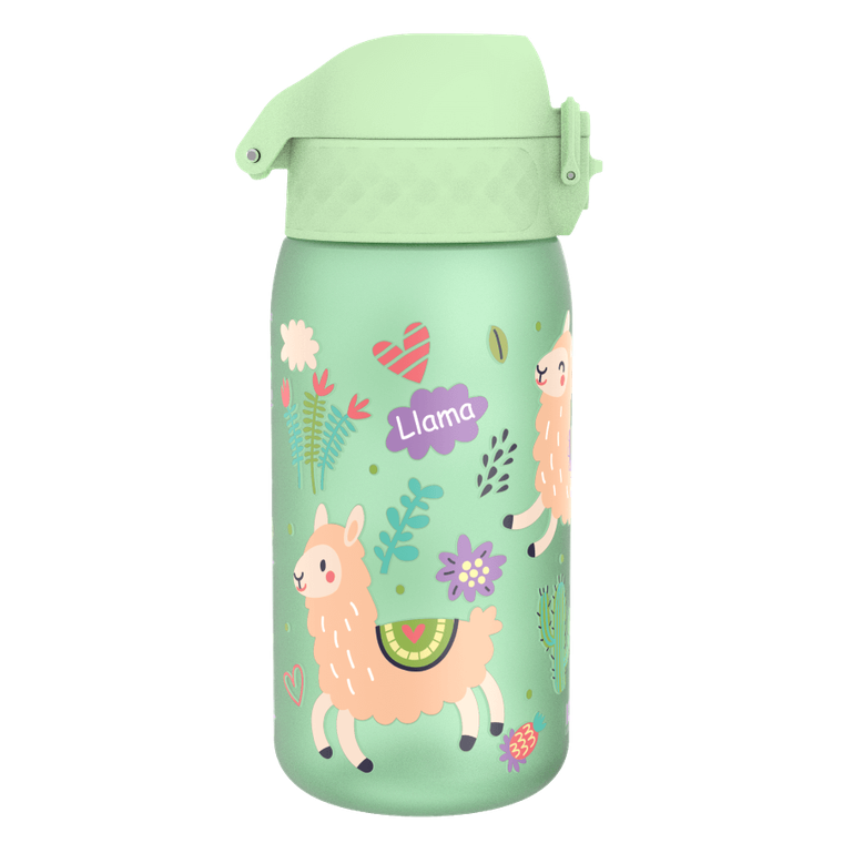 Ion8, Lama, bidon z ustnikiem, zielony, 350 ml