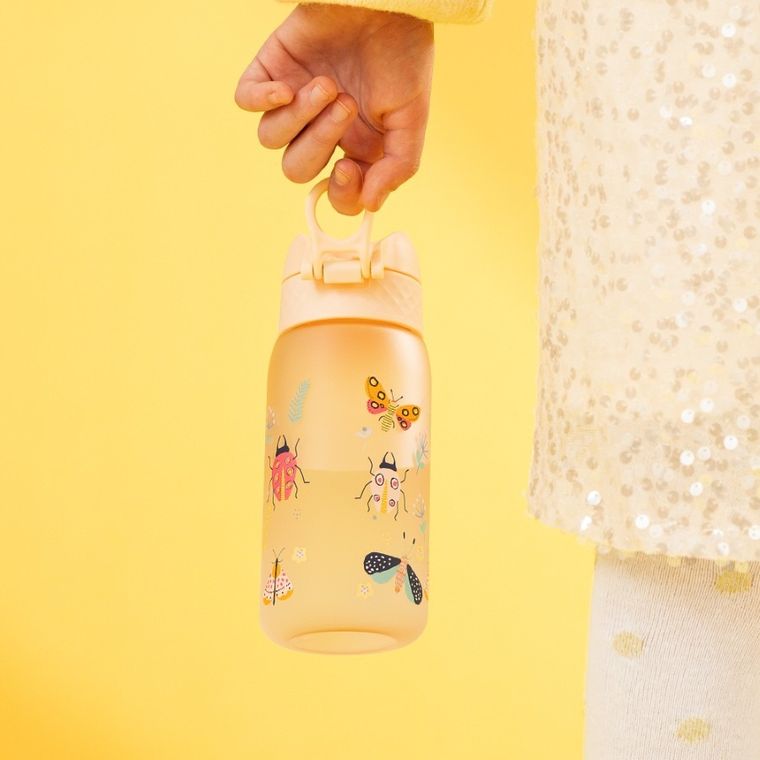 ION8, Owady, bidon z ustnikiem, kremowy, 350 ml