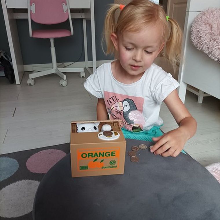 Iso Trade, skarbonka na baterie, kotek