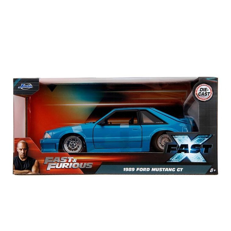 Jada Toys, Fast & Furious, Ford Mustang Gt 1989, model pojazdu, 1:24