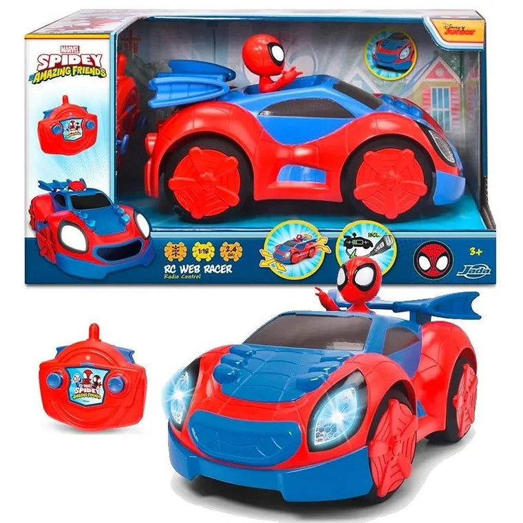 Jada Toys, Spidey i super-kumple, pojazd zdalnie sterowany, 1:18, 27 cm