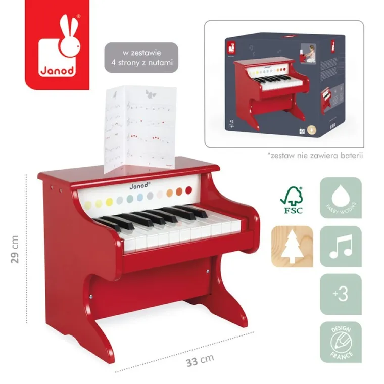 Janod, Confetti, elektroniczne pianino