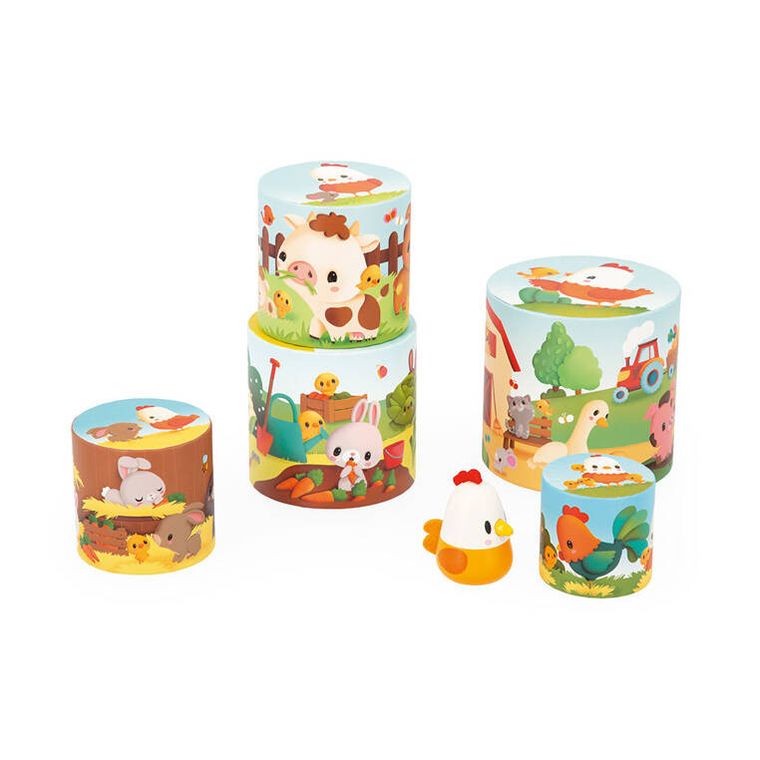 Janod, Farma, Piramida kura, 6 elementów