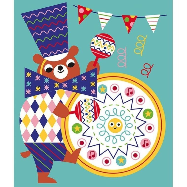 Janod, Graficzne zwierzątka do zdrapywania, zestaw kreatywny