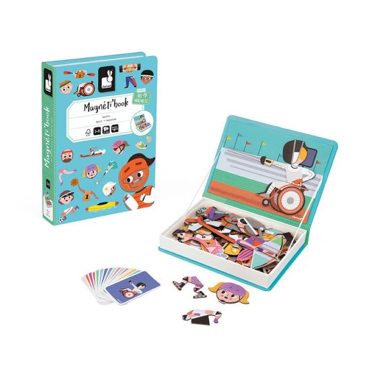 Janod, Magneti’book, Sporty, magnetyczna układanka