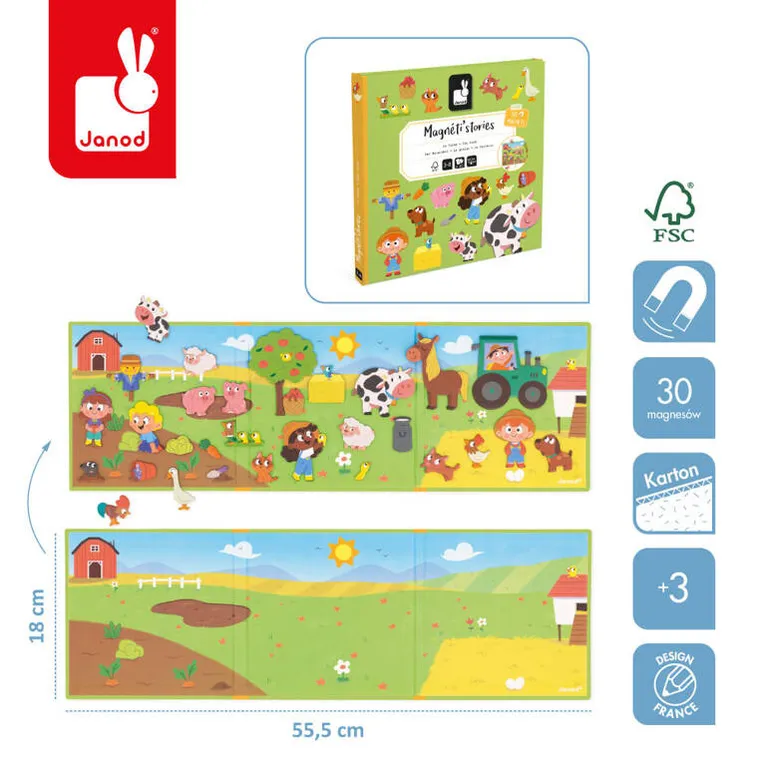 Janod, Magneti’stories, Farma, magnetyczna układanka