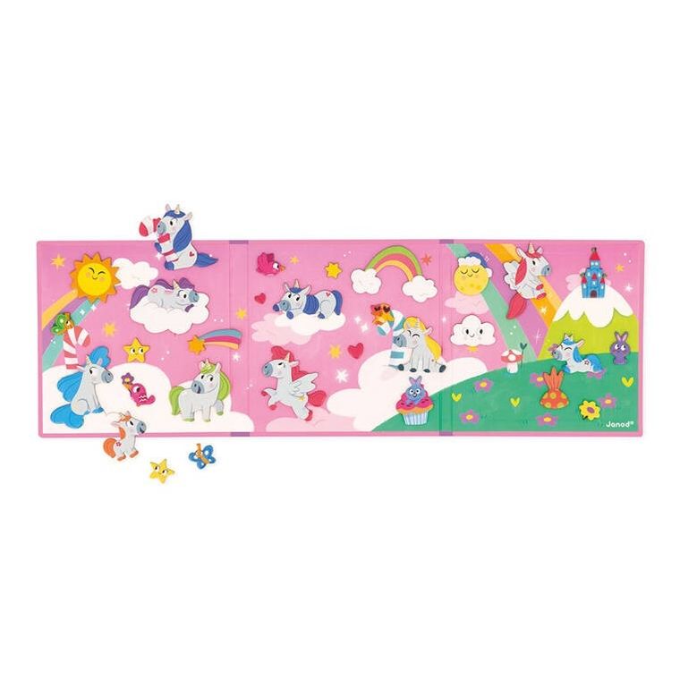 Janod, Magneti’stories, Jednorożce, magnetyczna układanka