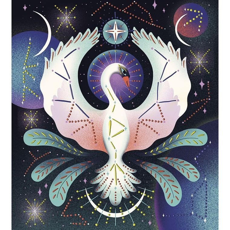 Janod, Malowanie kropkami, Kosmiczne zwierzęta, zestaw kreatywny