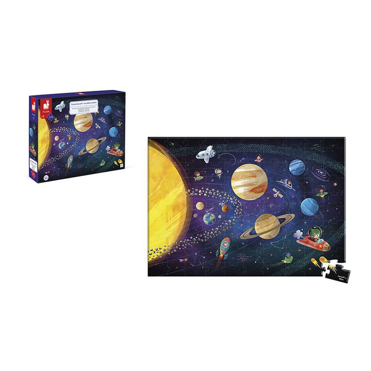 Janod, Układ słoneczny, puzzle, 100 elementów