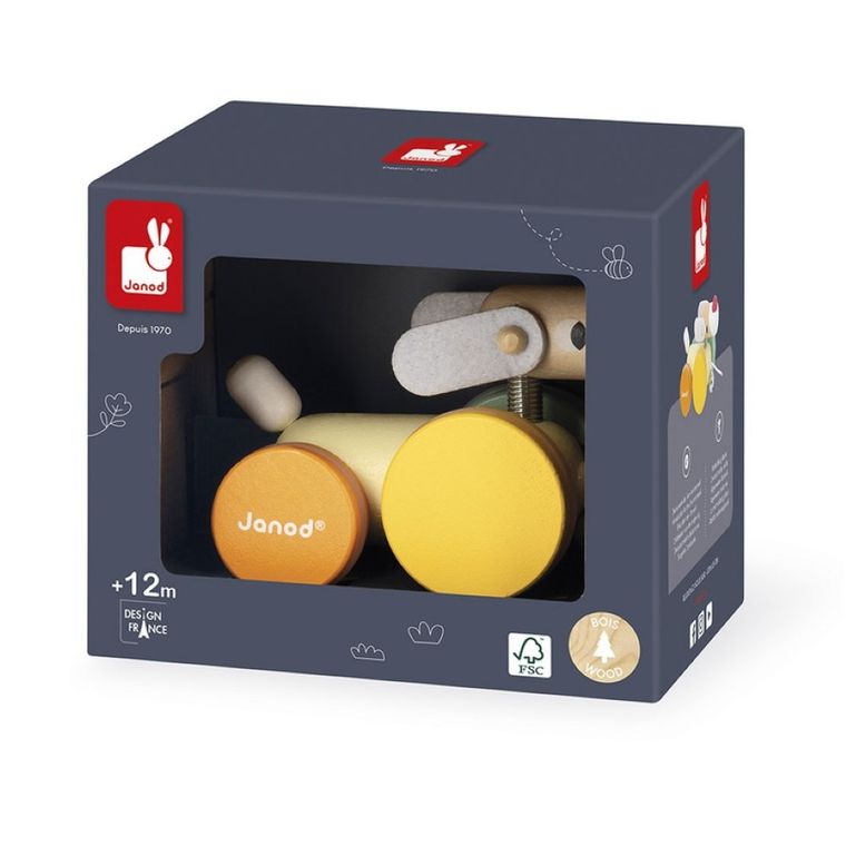 Janod, Zigolos, piesek drewniany do ciągnięcia