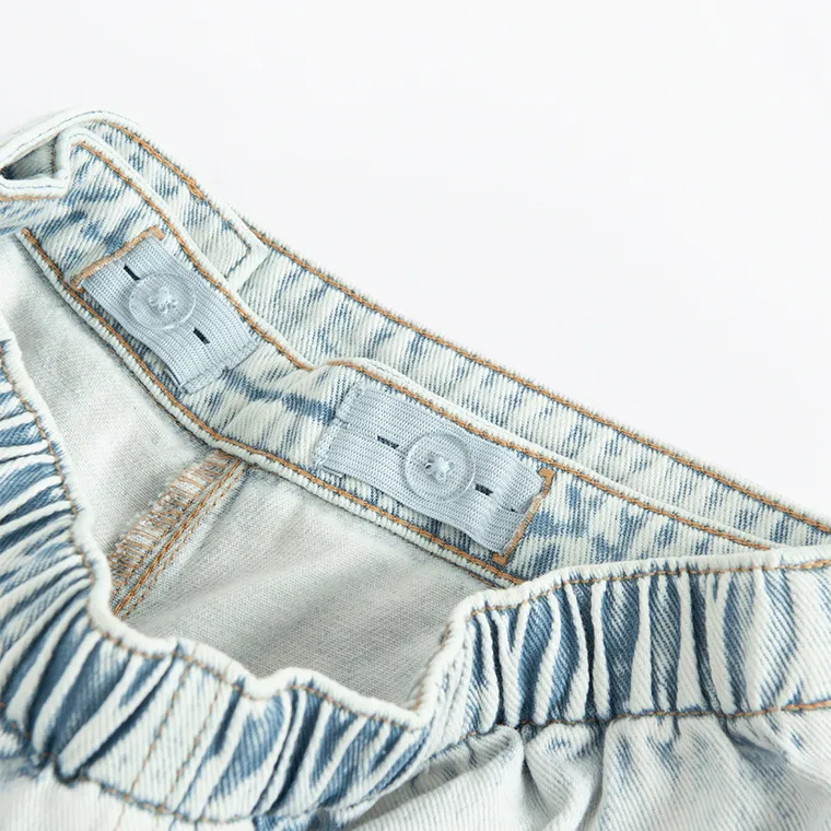 Jeansowe spódnico-spodenki z plisami Cool Club