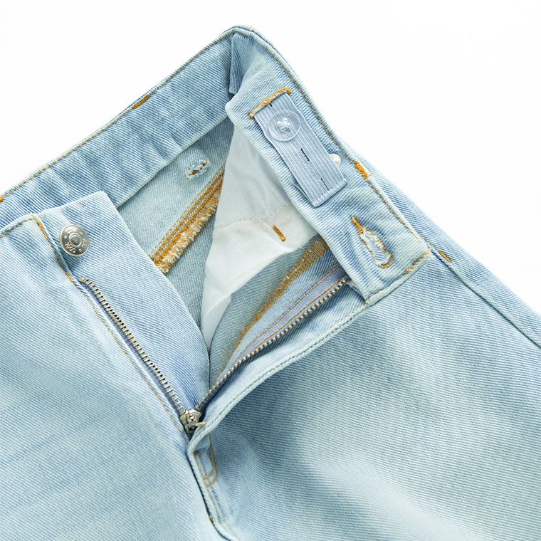 Jeansy o kroju wide leg z regulacją Cool Club