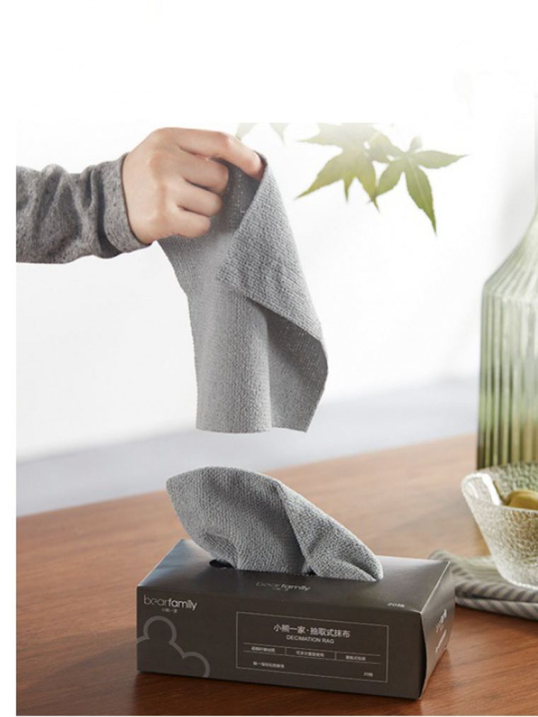 Jednorazowe ściereczki z mikrofibry do użytku domowego, 20 szt.