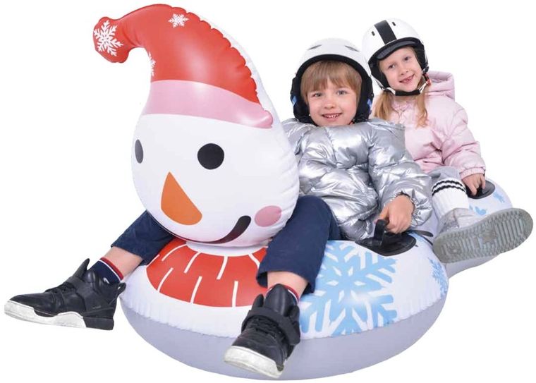 Jilong, ślizg sanki dmuchane 2 osobowe Snowman, 138-74-80 cm