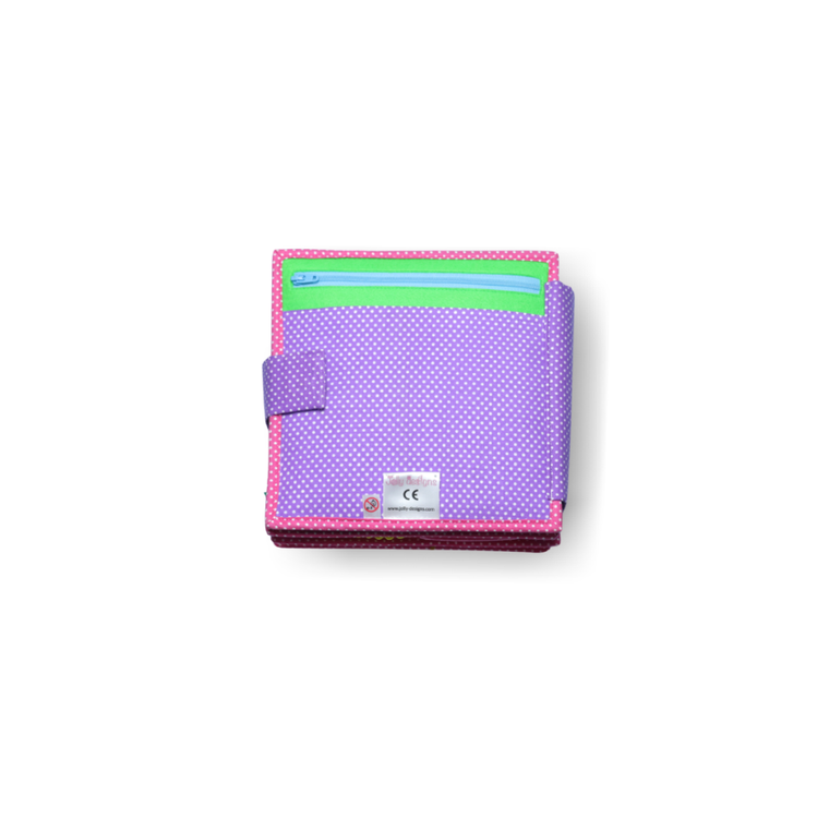 Jolly Designs. Księżniczka. Książeczka sensoryczno-manipulacyjna