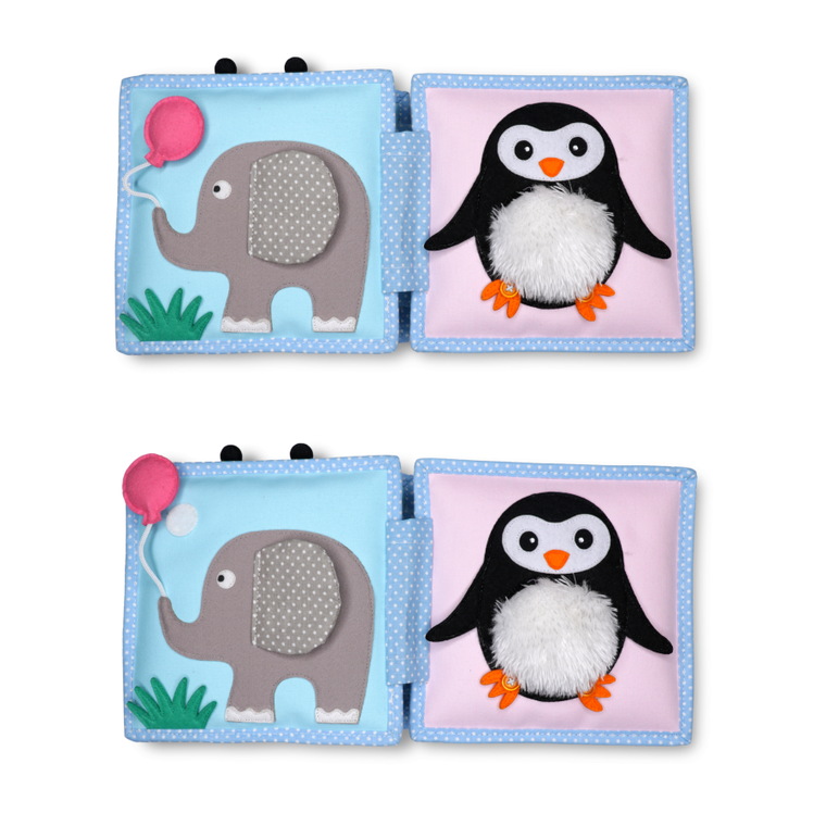 Jolly Designs. Pszczółka. Książeczka sensoryczno-manipulacyjna