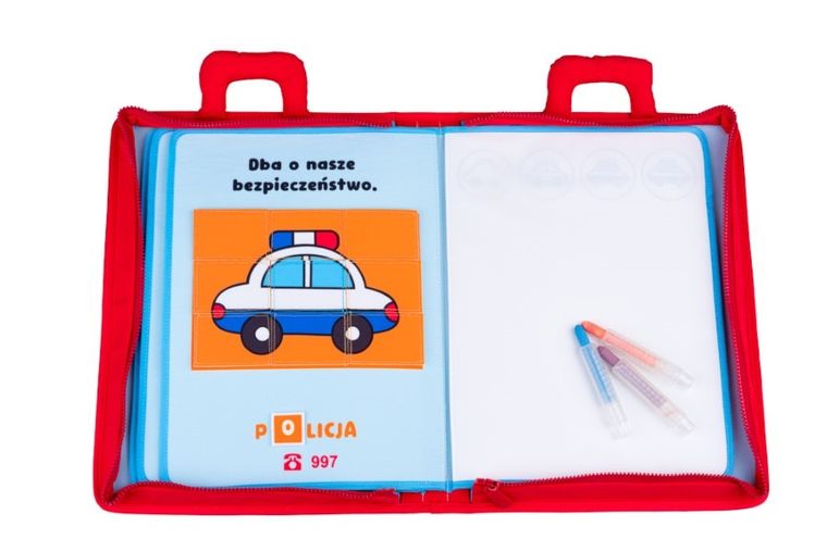 JollyBaby, Moja Pierwsza Książka, Mały Malarz, książeczka do kolorowania