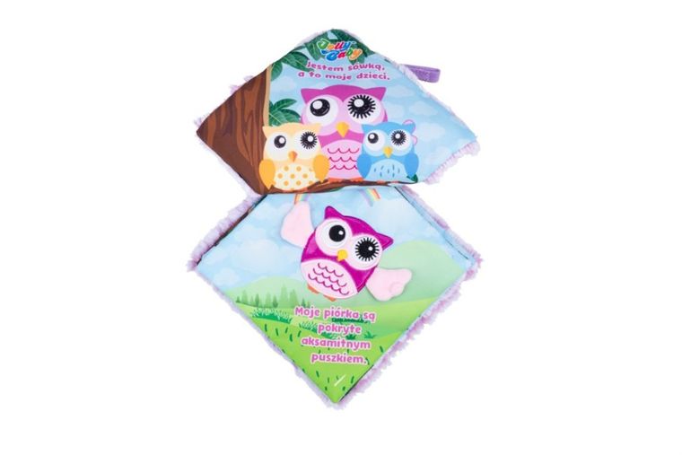 JollyBaby, Sówka, książeczka sensoryczna