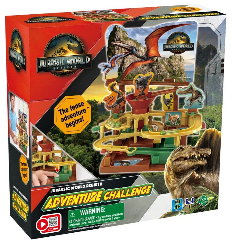 Jurassic World, Adventure Challenge, tor kulkowy, gra zręcznościowa