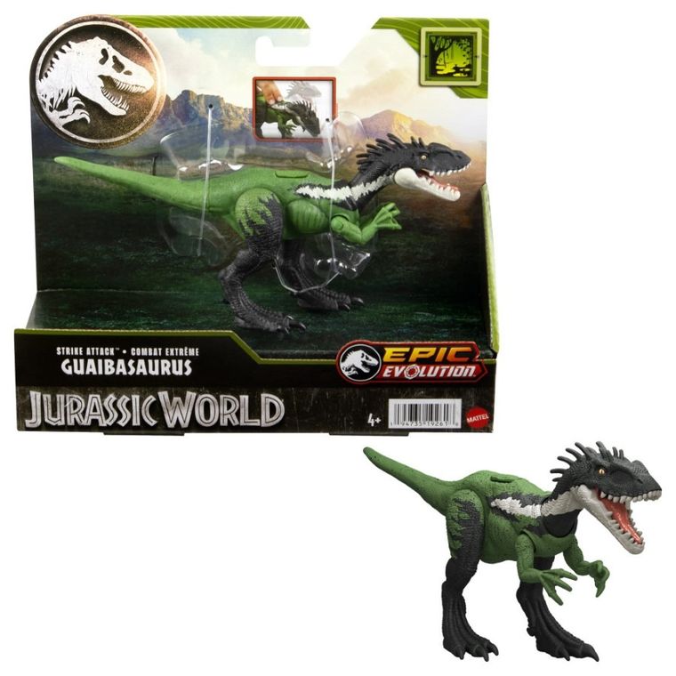 Jurassic World, Nagły atak, Guaibasaurus, figurka dinozaur, HTK63