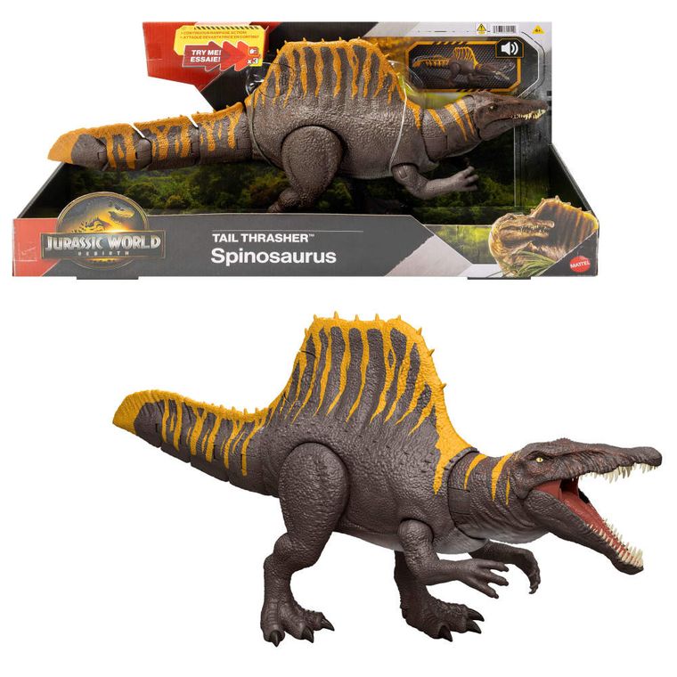 Jurassic World, Podwójny Atak, Spinozaur, figurka dinozaur