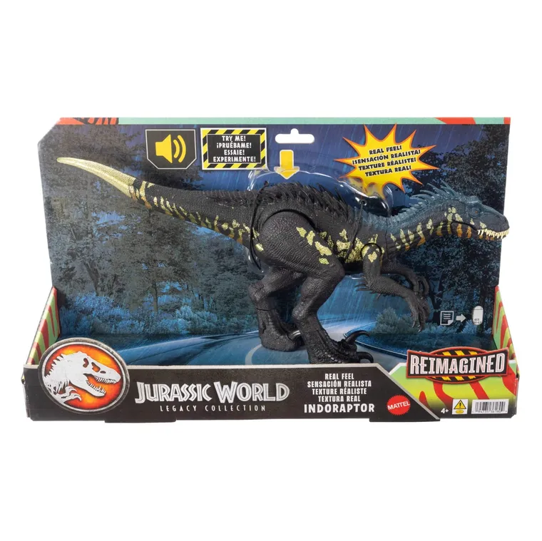 Jurassic World, Reimagined Real Feel, Indoraptor, figurka dinozaur