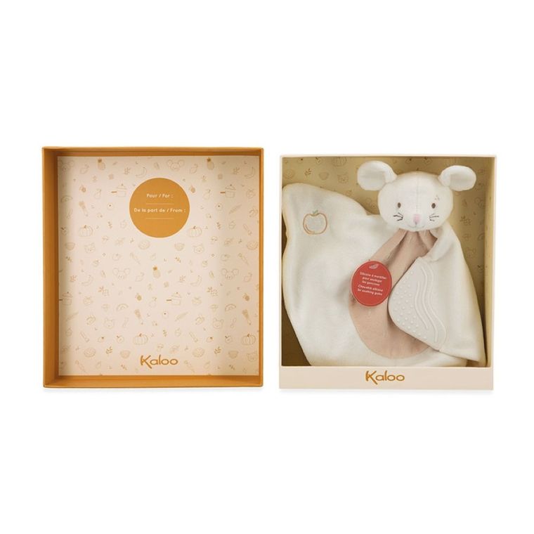 Kaloo, Grignoti, Myszka, komforter z gryzakiem, 23 cm