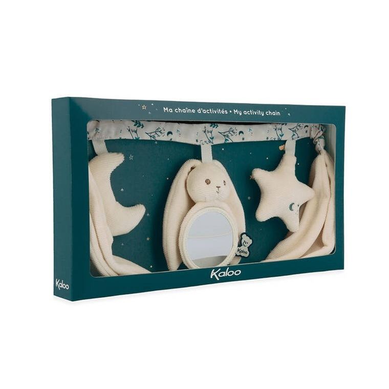 Kaloo, Lapinoo, Królik, łańcuch do wózka wielofunkcyjny, kremowy